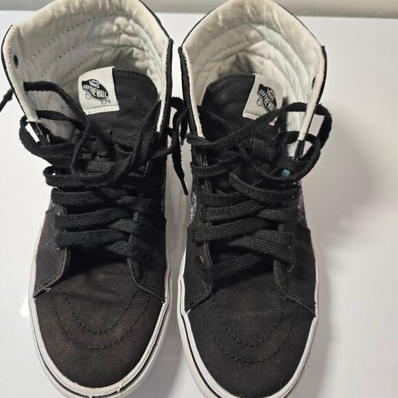 Vans Comfycush Sk8 Hi Discovery Project Tigers Black Mens 9.0 Womens 10.5 - Picture 2 of 9